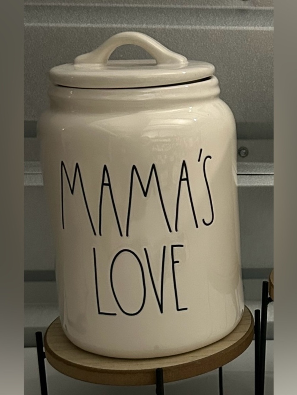 Rae Dunn MAMA'S LOVE Canister HTF